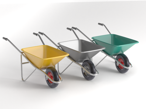 Wheelbarrow Model 3D