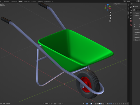 Wheelbarrow Modelo 3D