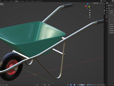 Wheelbarrow Modelo 3D