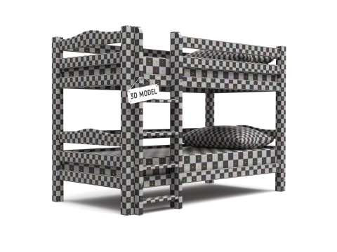 Kids Bunk Bed 3Dモデル