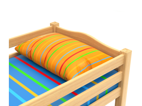 Kids Bunk Bed 3Dモデル