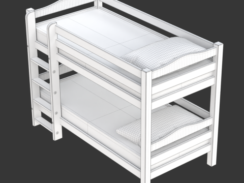 Kids Bunk Bed 3Dモデル