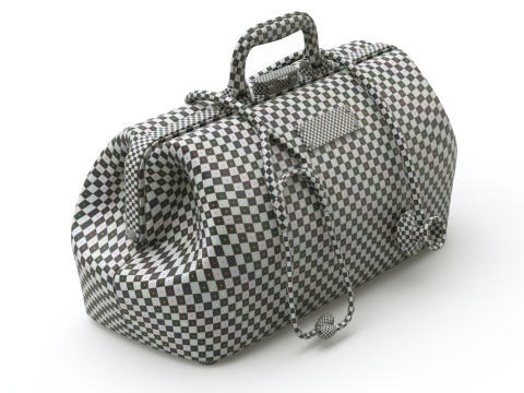 Doctor Mouth Bag With Stethoscope Modèle 3D