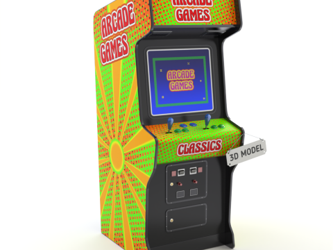 Arcade Game Machine 3D मॉडल