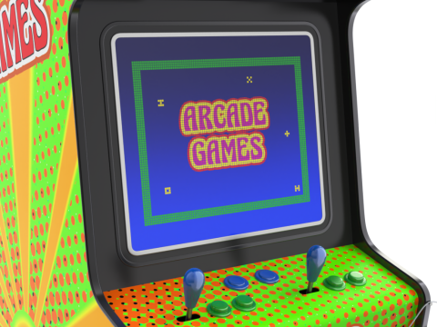 Arcade Game Machine 3D मॉडल