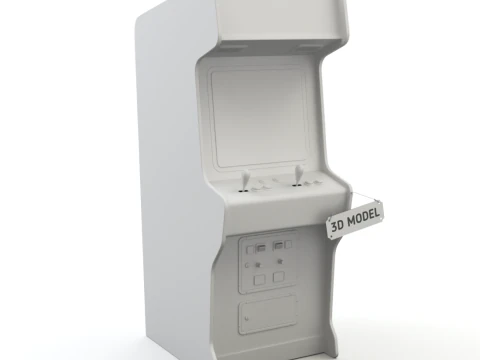Arcade Game Machine 3D Model