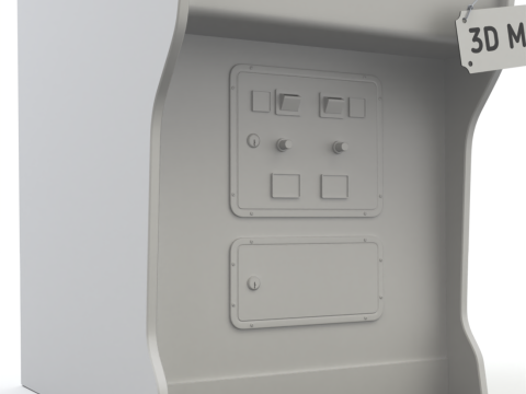 Arcade Game Machine 3D मॉडल