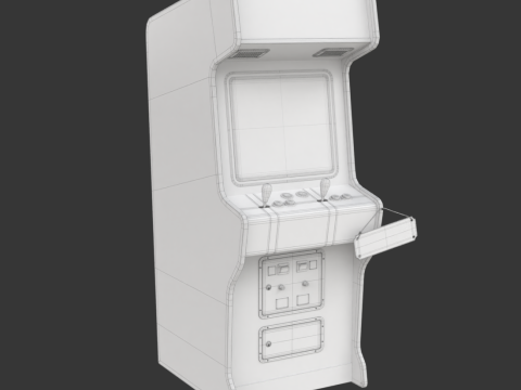 Arcade Game Machine 3D मॉडल