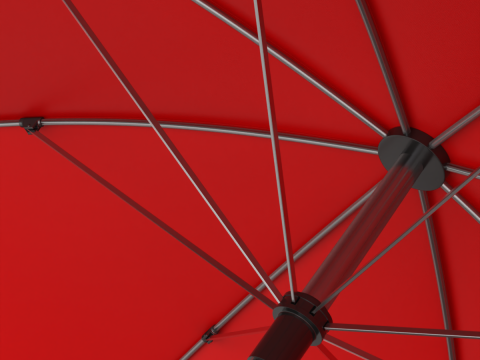 Simple Umbrella 3D Model