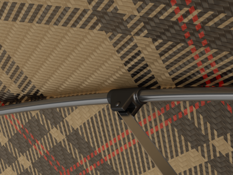 Simple Umbrella 3D Model