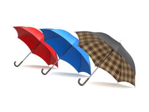 Simple umbrella opening animation 3D Model