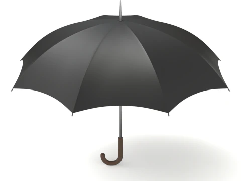 Simple umbrella opening animation 3D Model