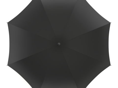 Simple Umbrella 3D Model
