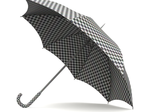 Simple Umbrella 3D Model