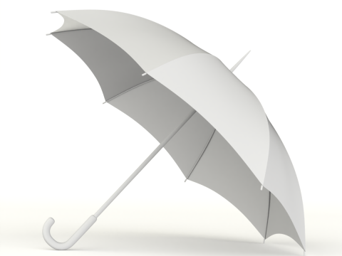 Simple Umbrella 3D Model
