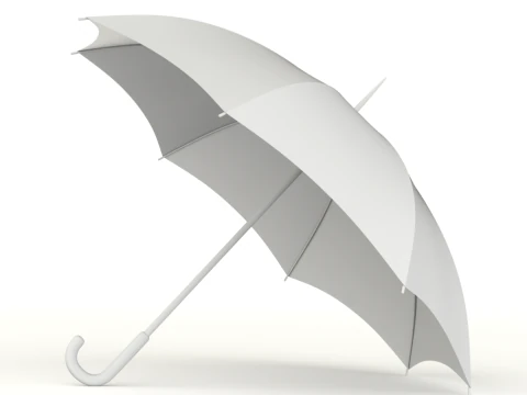 Simple umbrella opening animation 3D Model