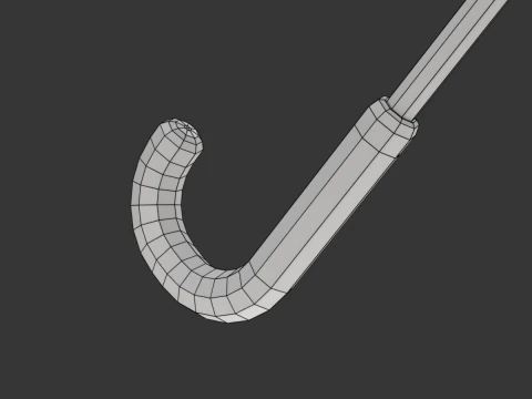 Simple umbrella opening animation 3D Model