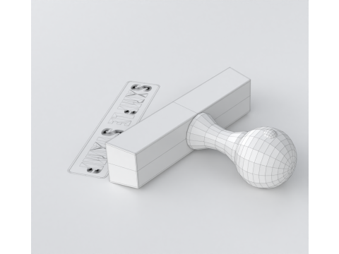 Adaptable Rubber Stamp Modello 3D