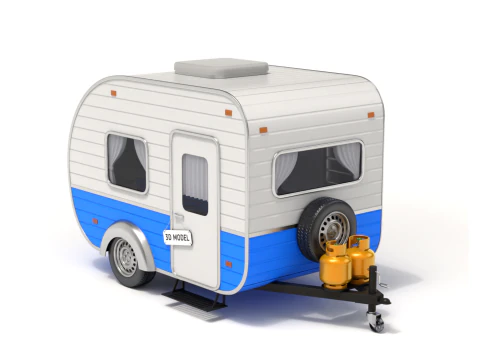 캠핑카 3D 모델