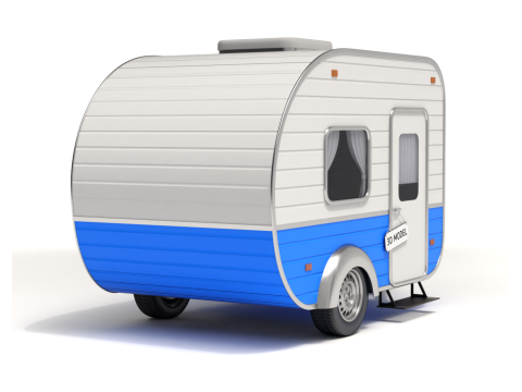 Camper Modello 3D