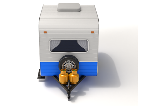 Camper Modello 3D