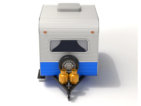 캠핑카 3D 모델