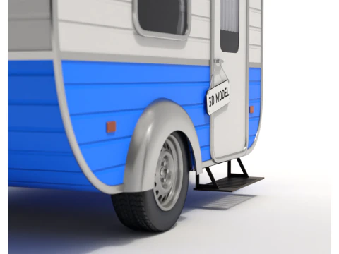 캠핑카 3D 모델