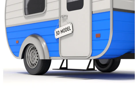 캠핑카 3D 모델