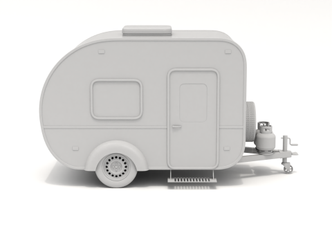 Camper Modello 3D