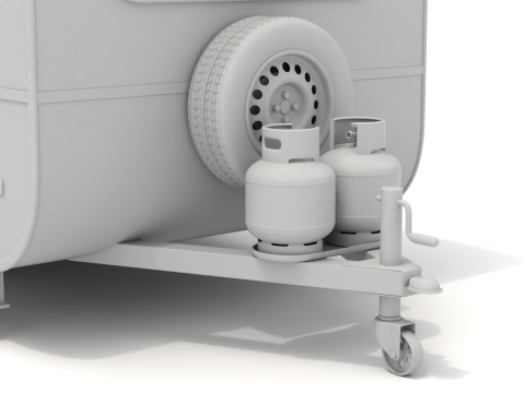 Camper Modello 3D