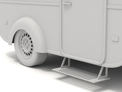 캠핑카 3D 모델
