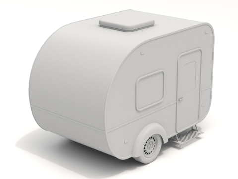 Camper Modello 3D