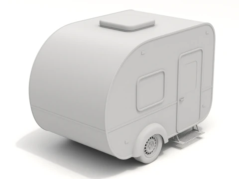 캠핑카 3D 모델