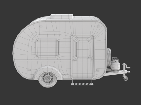 Camper Modello 3D