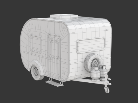 Camper Modello 3D
