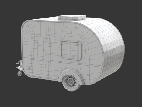 Camper Modello 3D