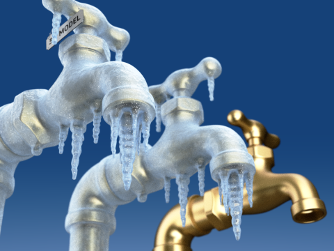 Frozen Faucet 3D Model