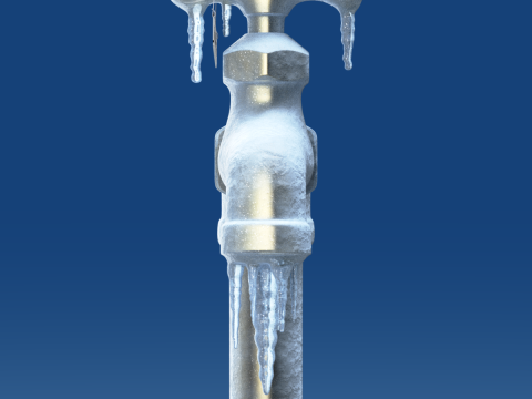 Frozen Faucet 3D Model