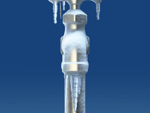 Frozen Faucet 3D Model