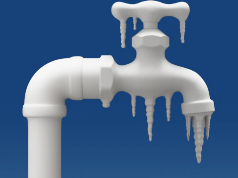 Frozen Faucet 3D Model