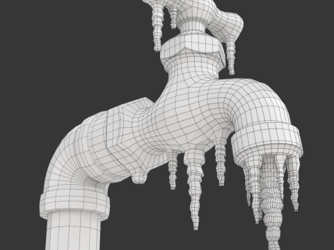 Frozen Faucet 3D Model