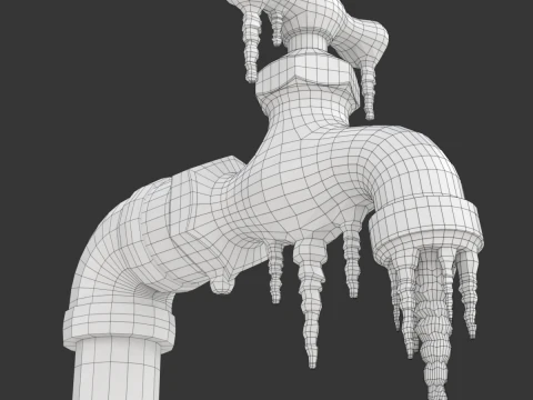Frozen Faucet 3D Model