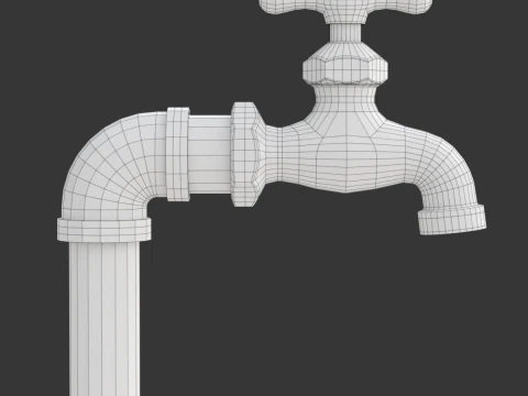 Frozen Faucet 3D Model