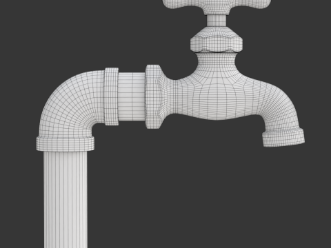Frozen Faucet 3D Model
