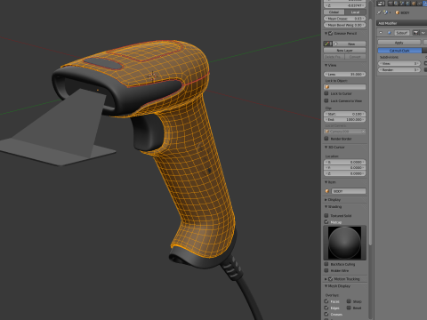 Barcode Scanner 3D Модель