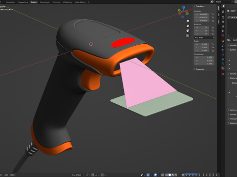 Barcode Scanner 3D Модель
