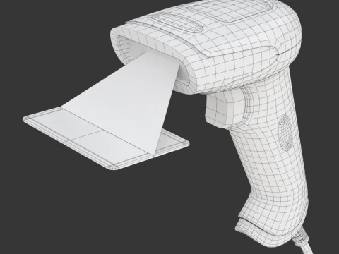 Lettore di codici a barre Modello 3D