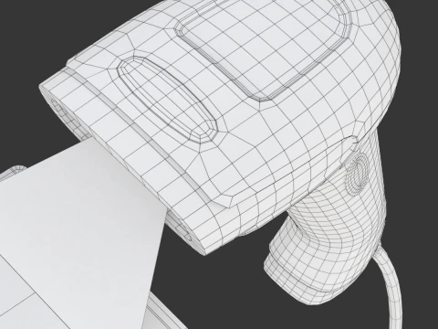 Lettore di codici a barre Modello 3D