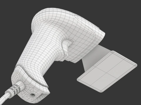 Lettore di codici a barre Modello 3D