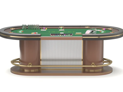 Набір столів для покеру 3D Модель